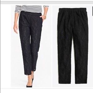 J. Crew black lace pants - NWT